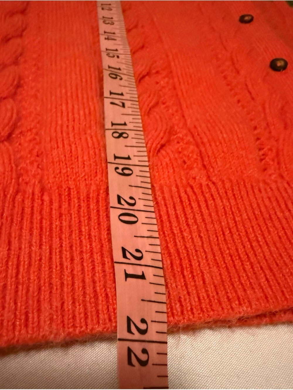 Boden Coral Knit Cardigan with Embroidered Floral Detail - Picture 7 of 7
